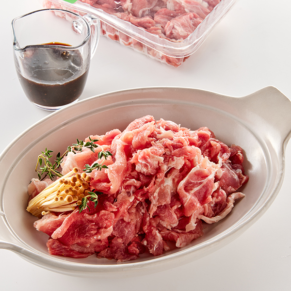 무항생제 한돈 앞다리(불고기용, 500g)｜목우촌