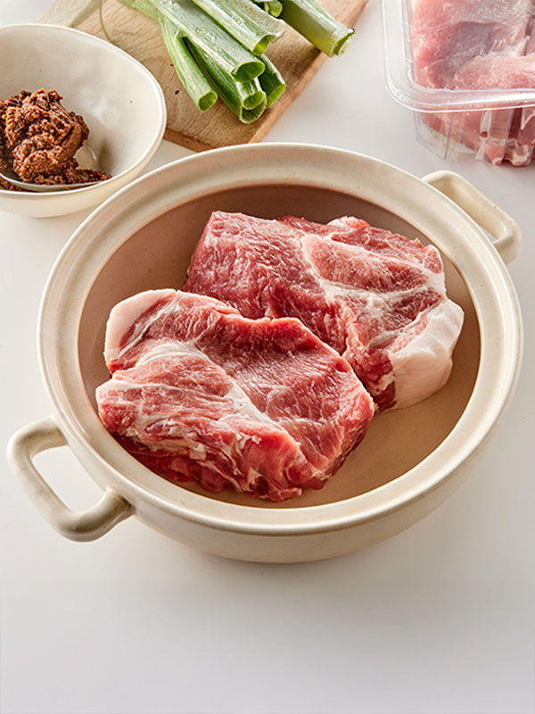 무항생제 한돈 목살(수육용, 1Kg)｜목우촌