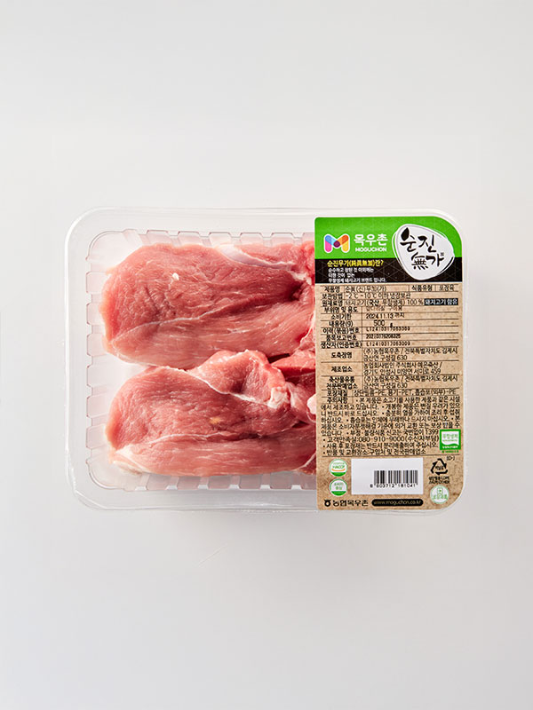 무항생제 한돈 앞다리(구이용, 500g)｜목우촌