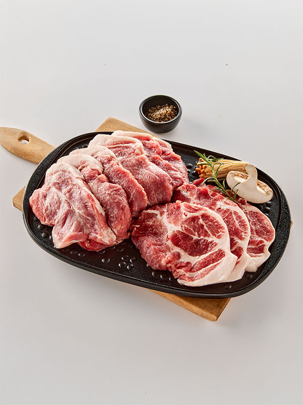무항생제 한돈 목살(구이용, 1Kg)｜목우촌
