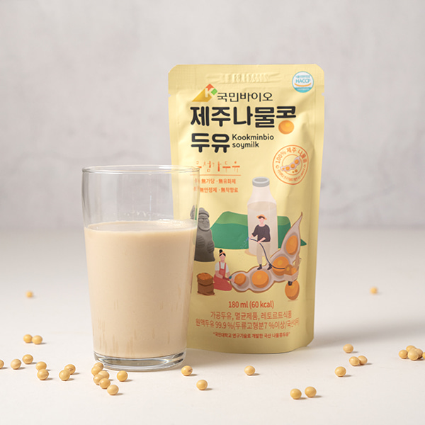 국민바이오 제주나물콩두유 180ml 20팩 1box