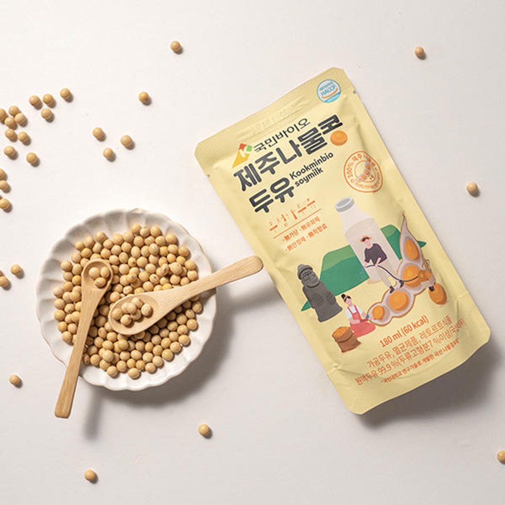 국민바이오 제주나물콩두유 180ml 20팩 1box