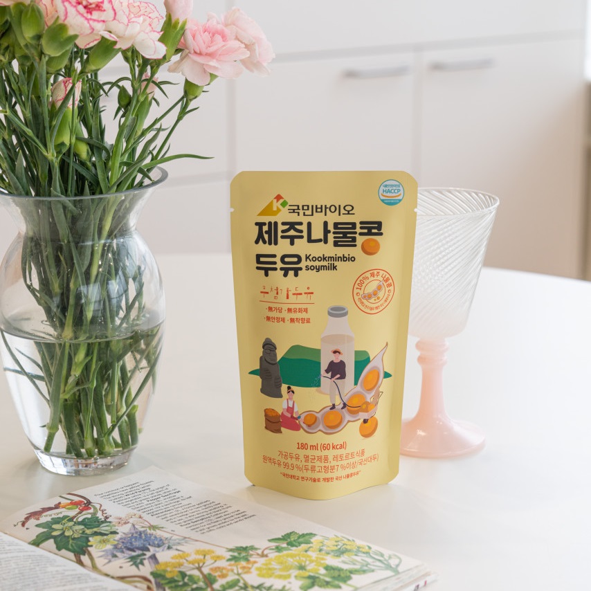 국민바이오 제주나물콩두유 180ml 20팩 1box