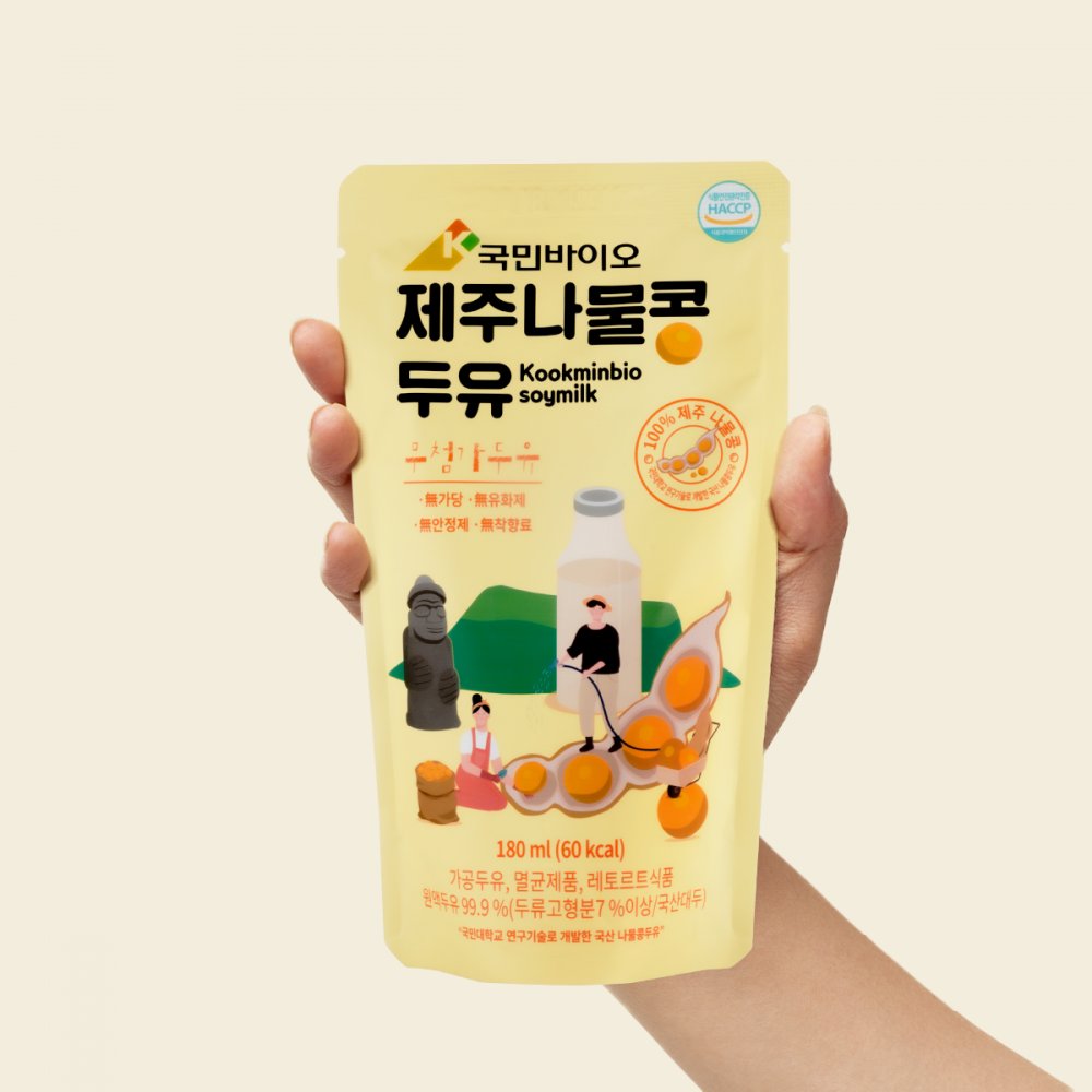 국민바이오 제주나물콩두유 180ml 20팩 1box 대표이미지 섬네일