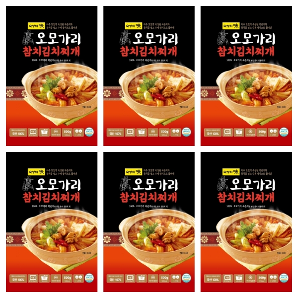 오모가리참치김치찌개 500g*6개