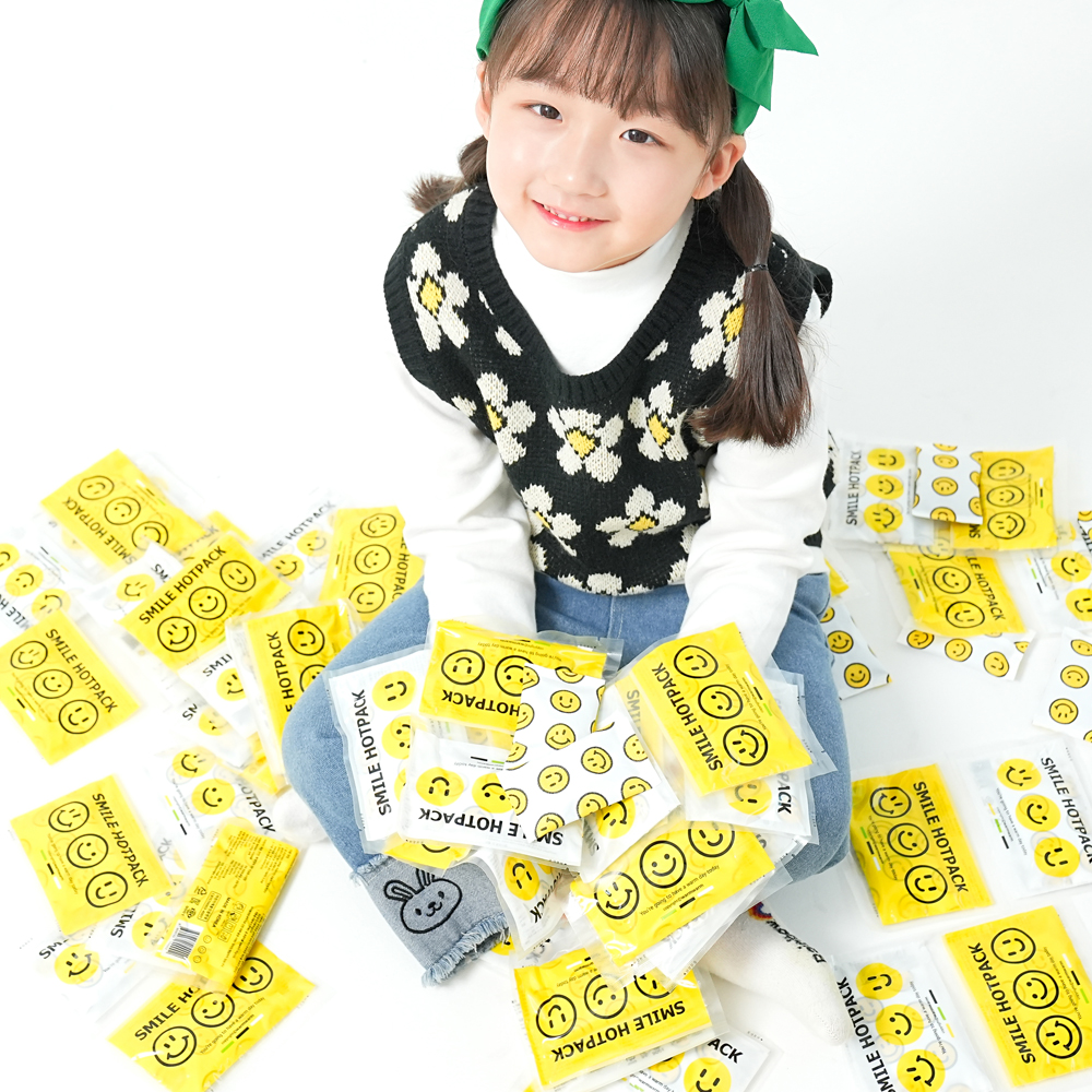 웜 스마일 미니 핫팩 30g 40개 1박스