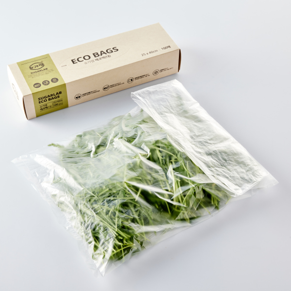 슈가랩 사탕수수 에코백 대형 (30x40cm/100매/리뉴얼) 대표이미지 섬네일