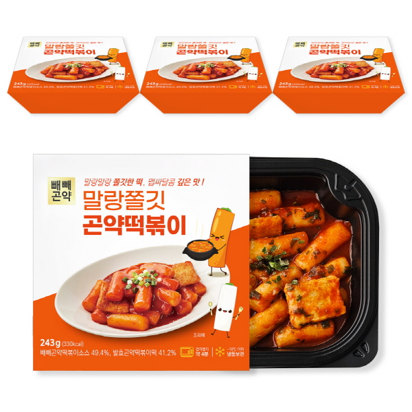 빼빼곤약] 말랑쫄깃 발효곤약 떡볶이 3팩