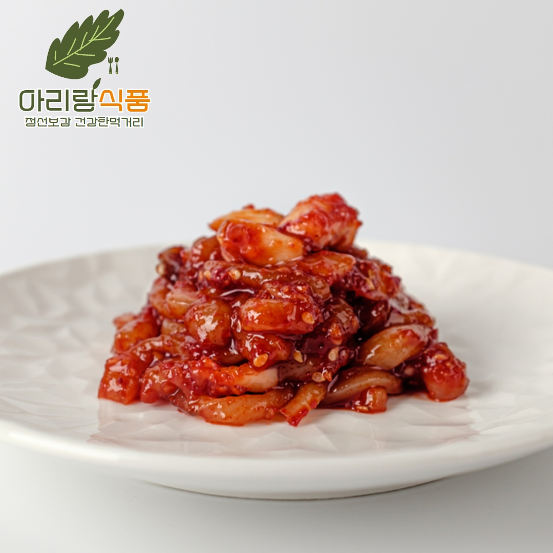 [아리랑식품] 맛잇는 반찬 황기넣은 오징어젓갈, 낙지젓 세트