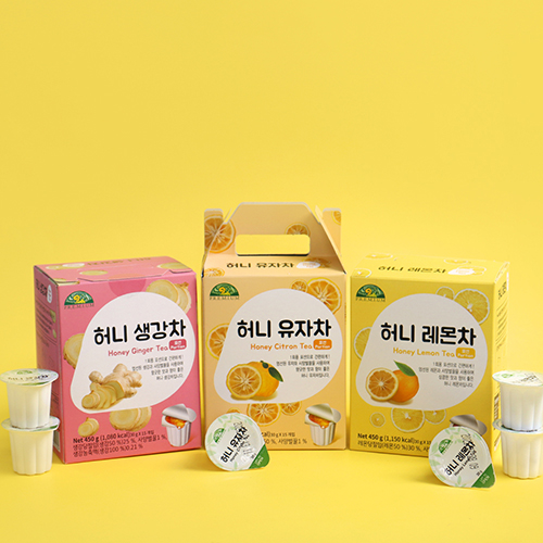국산 꿀 넣은 캡슐 3종 유자차 레몬차 생강차 각 15개입 유자청 레몬청 생강청 대표이미지 섬네일