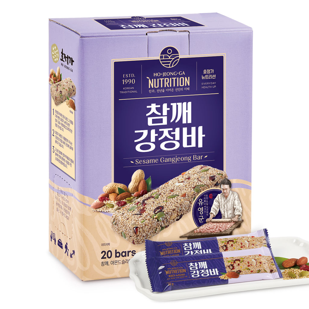 호정가 참깨강정바 (20개입) / 고소하고 쫀득한 전통간식 대표이미지 섬네일